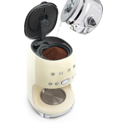 Smeg 50s Retro Style Filter Coffee Machine (Cream)
