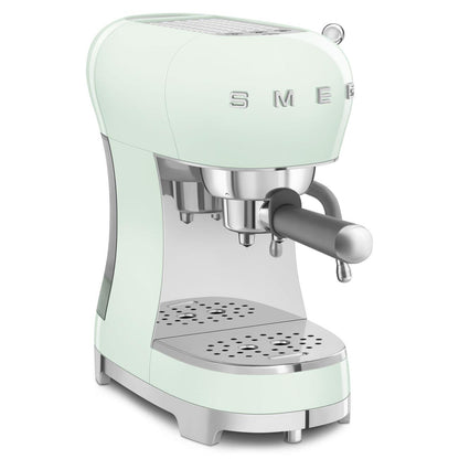 Smeg 50's Style Espresso Manual Coffee Machine (Pastel Green)