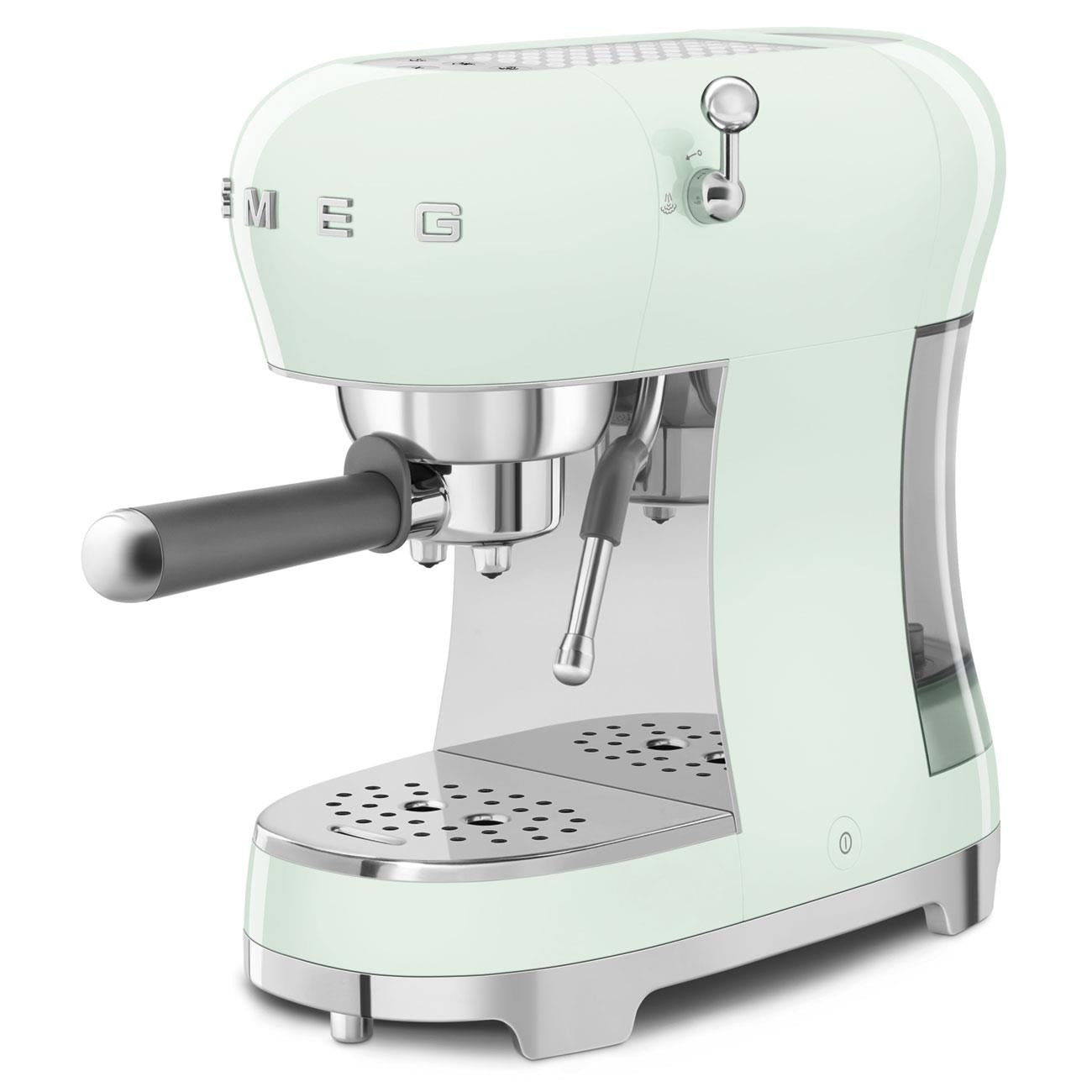 Smeg 50's Style Espresso Manual Coffee Machine (Pastel Green)