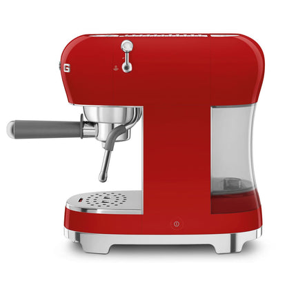 Smeg 50's Style Espresso Manual Coffee Machine (Red)