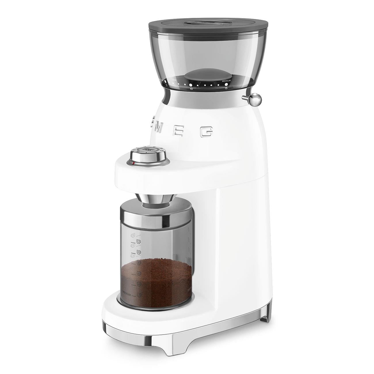 Smeg 50’S Style Retro Coffee Grinder (White)