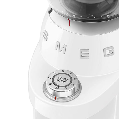 Smeg 50’S Style Retro Coffee Grinder (White)