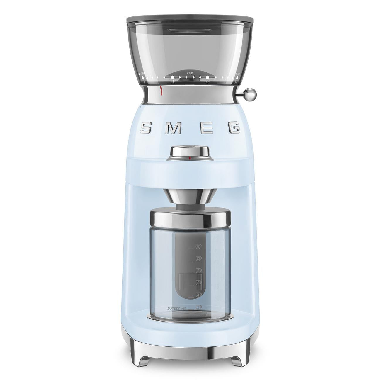 Smeg 50’S Style Retro Coffee Grinder (Pastel Blue)