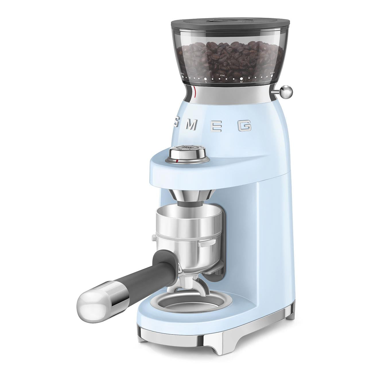 Smeg 50’S Style Retro Coffee Grinder (Pastel Blue)
