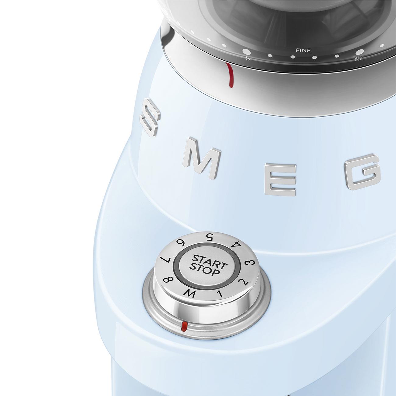 Smeg 50’S Style Retro Coffee Grinder (Pastel Blue)