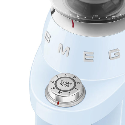 Smeg 50’S Style Retro Coffee Grinder (Pastel Blue)