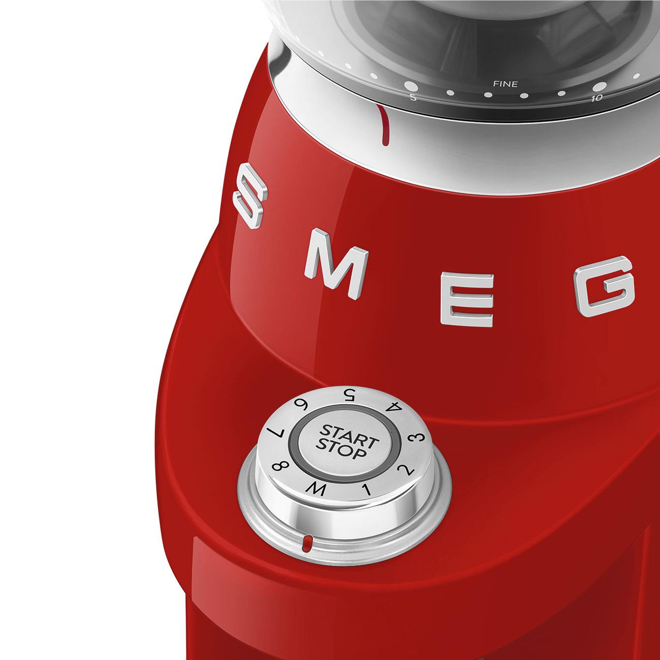 Smeg 50’S Style Retro Coffee Grinder (Red)
