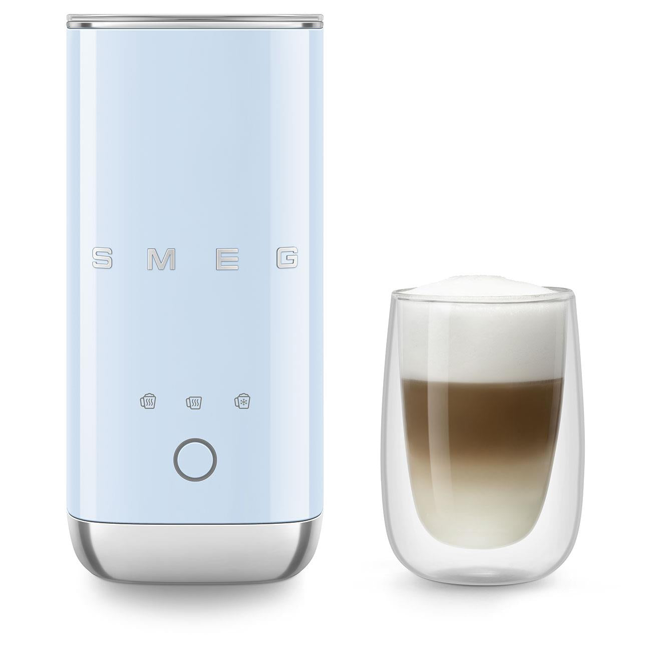 Smeg 50’S Style Retro Mini Milk Frother (Pastel Blue)