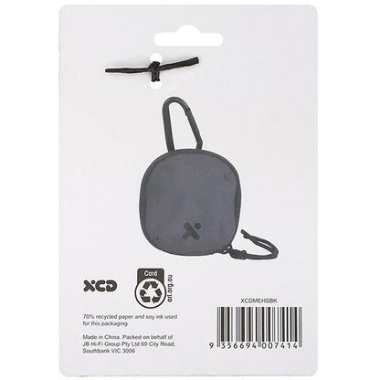 XCD Earbud  and Accessory Soft Case with Clip (Black)