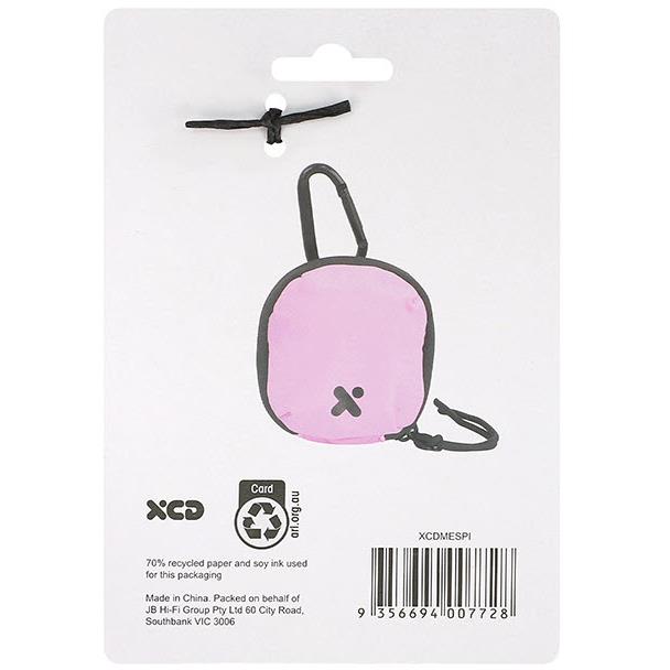 XCD Earbud  and Accessory Soft Case with Clip (Pink)
