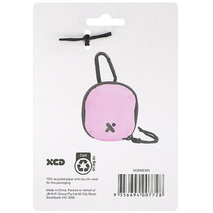XCD Earbud  and Accessory Soft Case with Clip (Pink)