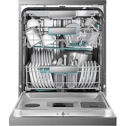 Hisense HS9B16FB Series 9 16 Place Setting Freestanding Dishwasher (Black Stainless Steel)