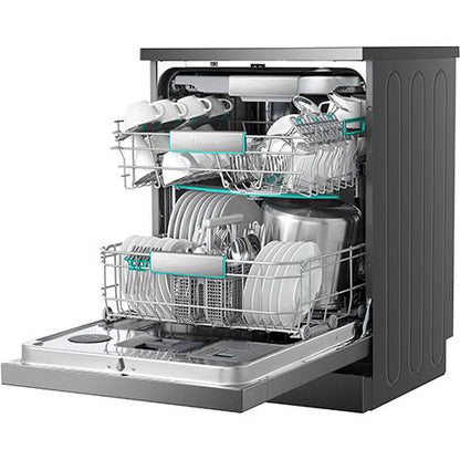 Hisense HS9B16FB Series 9 16 Place Setting Freestanding Dishwasher (Black Stainless Steel)