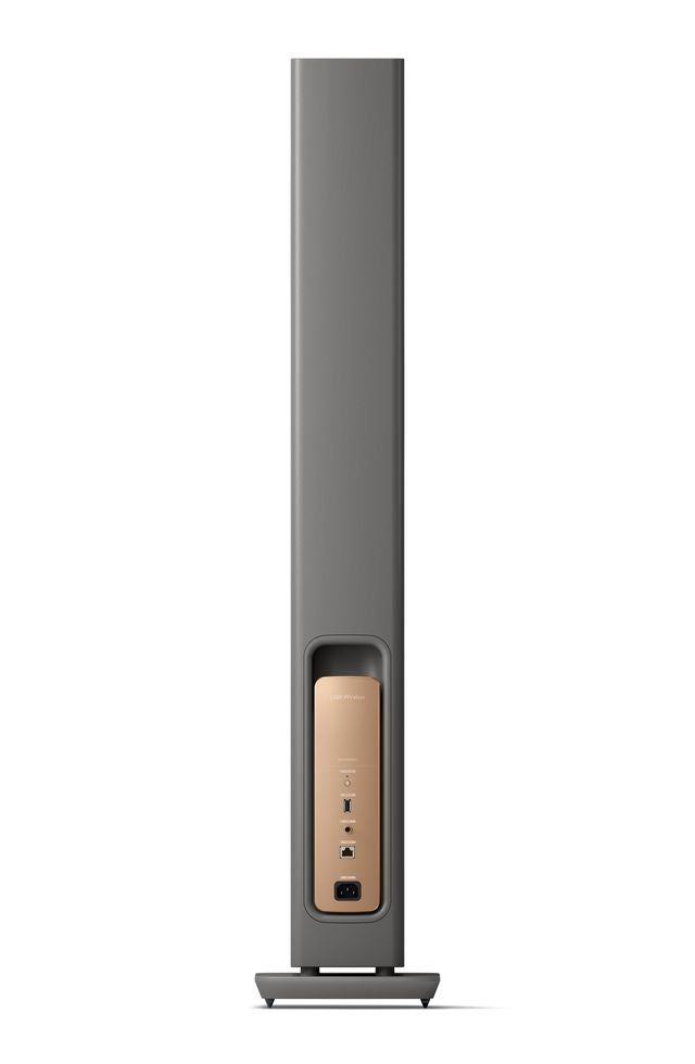 KEF LS60 Wireless Hifi Speakers Pair (Titanium Grey)