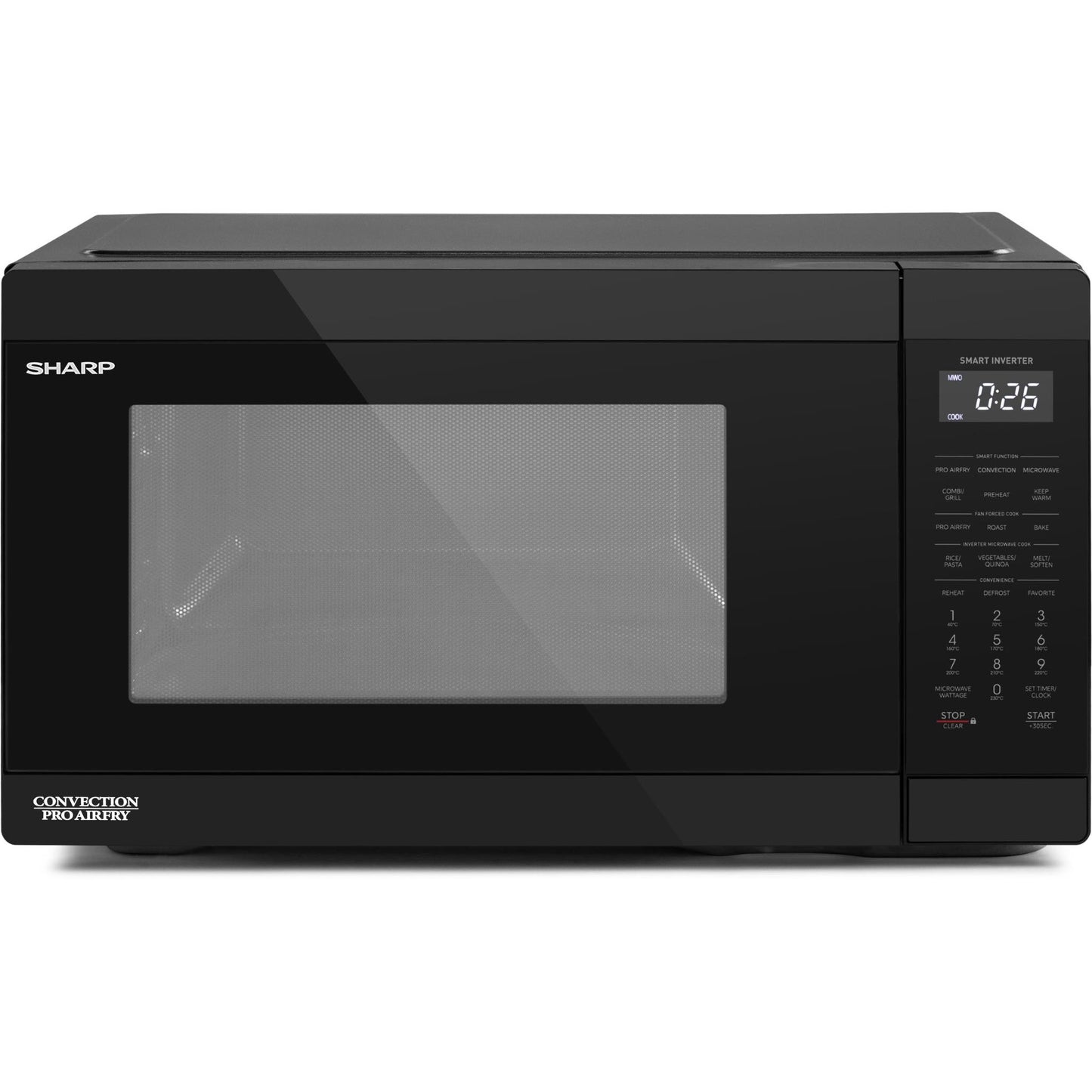 Sharp 26L Pro Airfry Convection Microwave (Black)