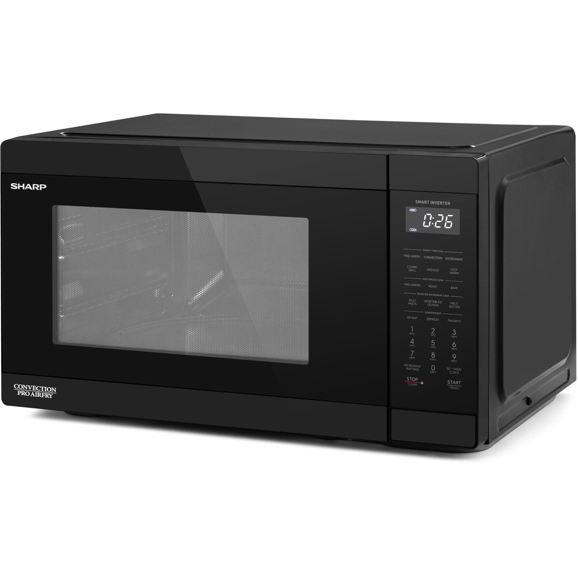 Sharp 26L Pro Airfry Convection Microwave (Black)