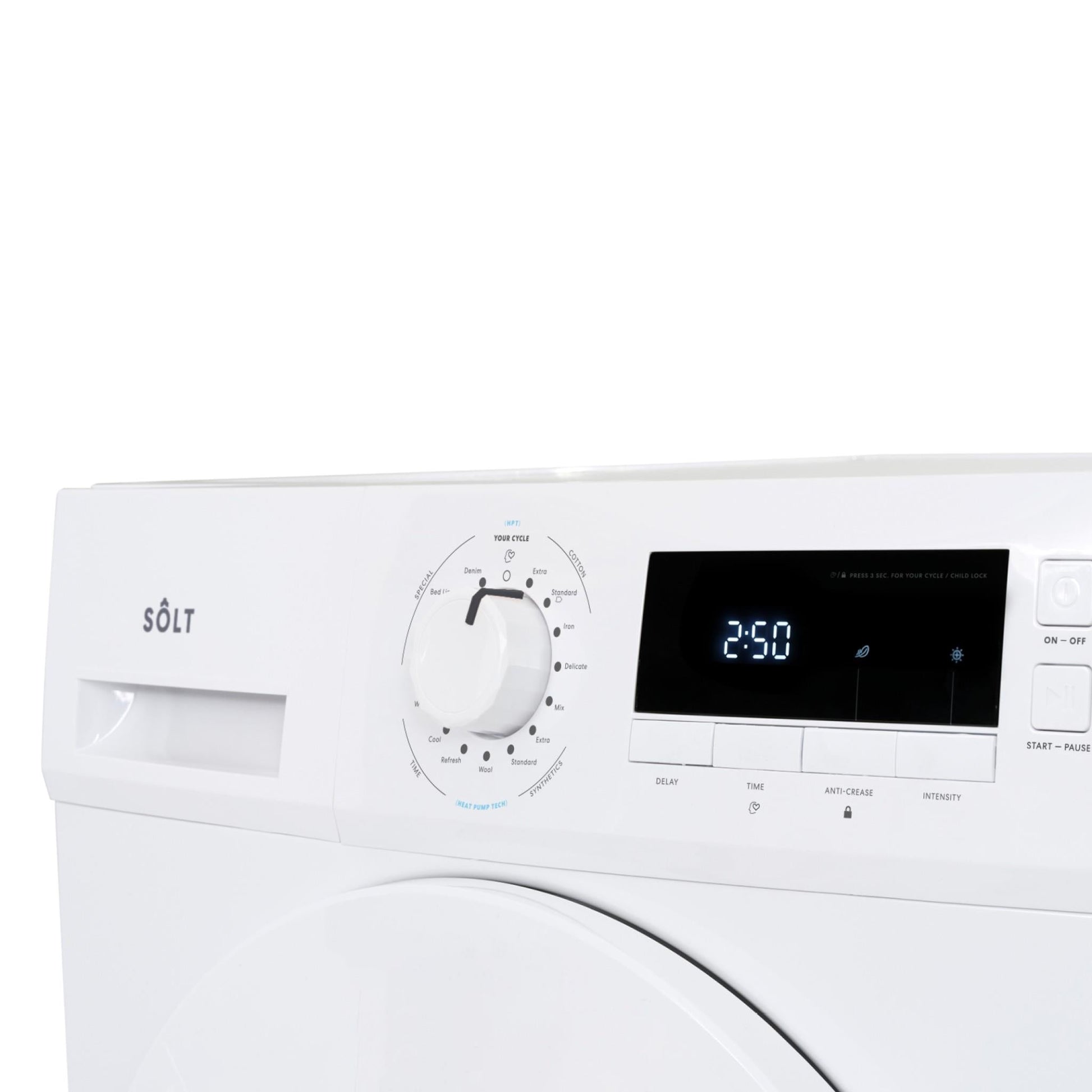 Solt GGSHPD800S2W 8kg Heat Pump Dryer