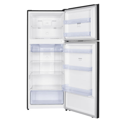 TCL P454TMB 415L Top Mount Fridge (Black)