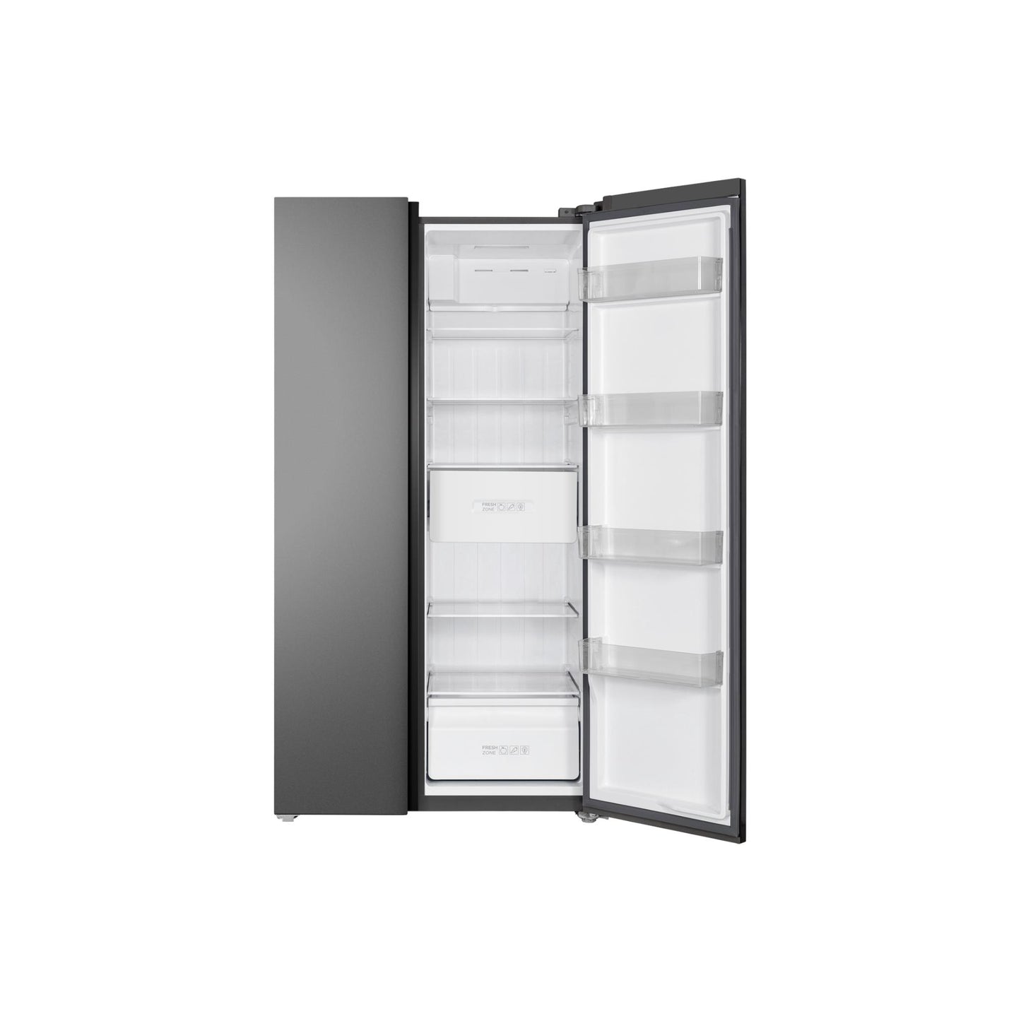 TCL P525SBC 505L Side by Side Fridge (Grey)