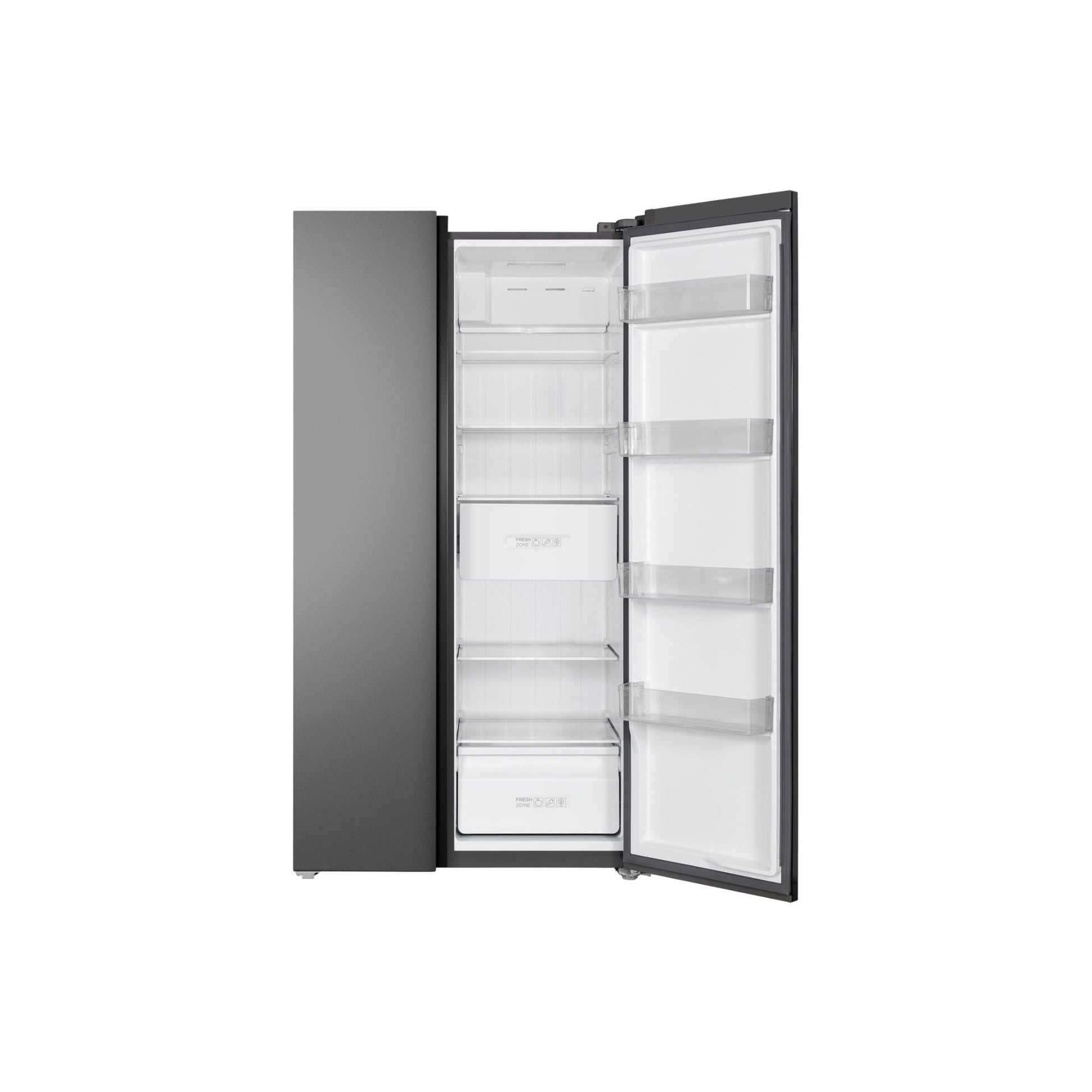 TCL P525SBC 505L Side by Side Fridge (Grey)