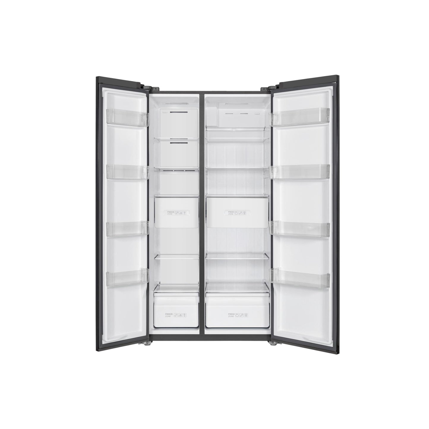 TCL P525SBC 505L Side by Side Fridge (Grey)