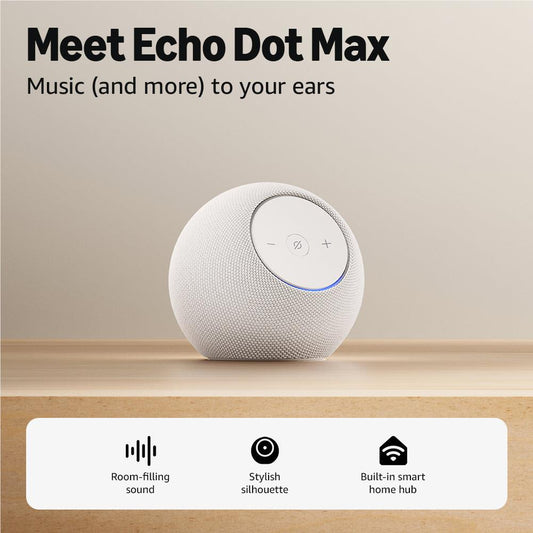 Amazon Echo Dot Max (Glacier White)