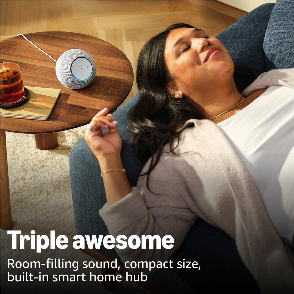 Amazon Echo Dot Max (Glacier White)