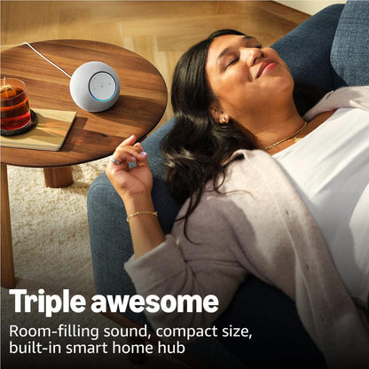 Amazon Echo Dot Max (Glacier White)