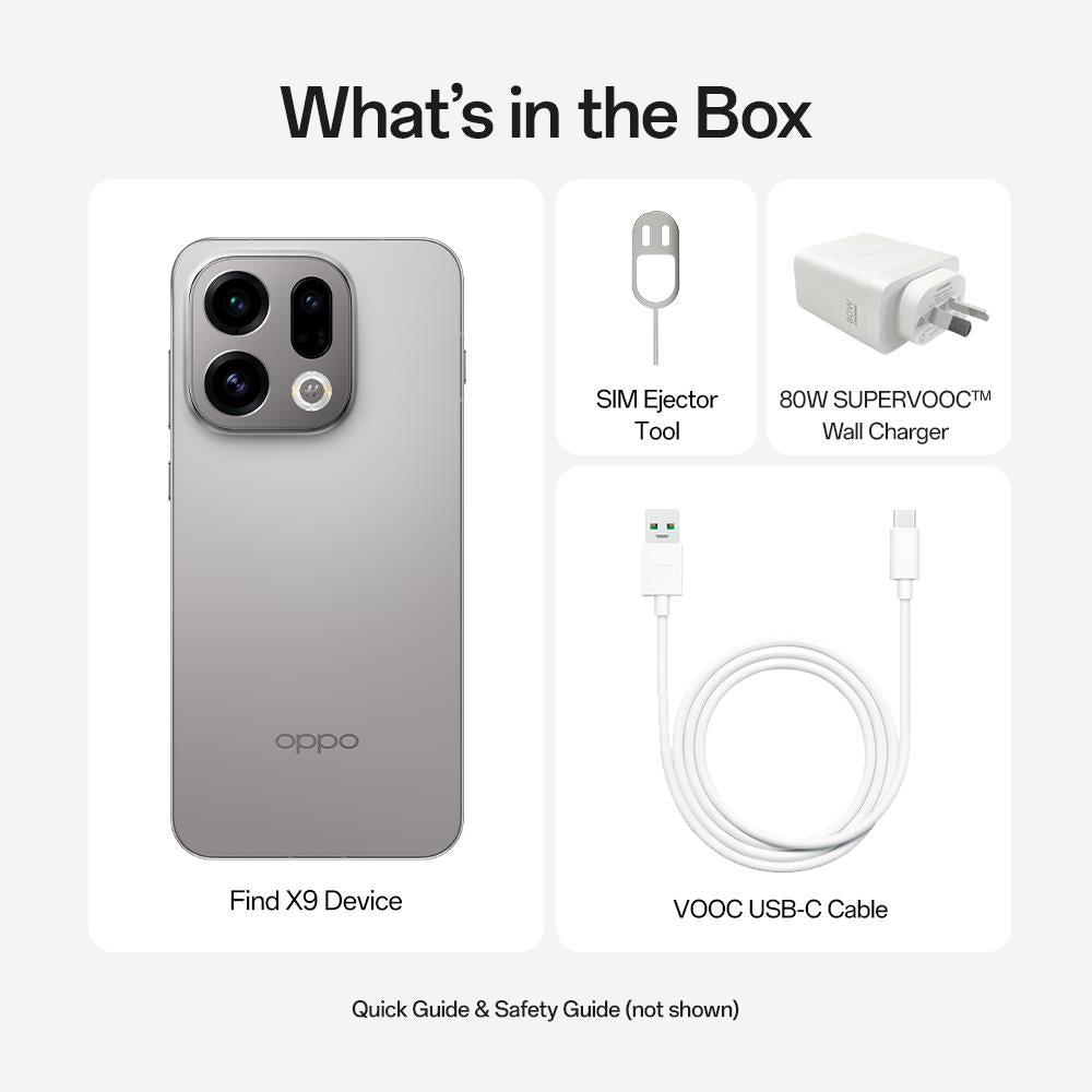 OPPO Find X9 5G 512GB (Titanium Grey)