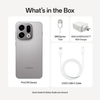 OPPO Find X9 5G 512GB (Titanium Grey)