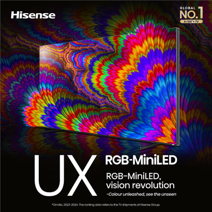 Hisense 100" UX ULED 4K UHD RGB Mini-LED Smart TV [2025]