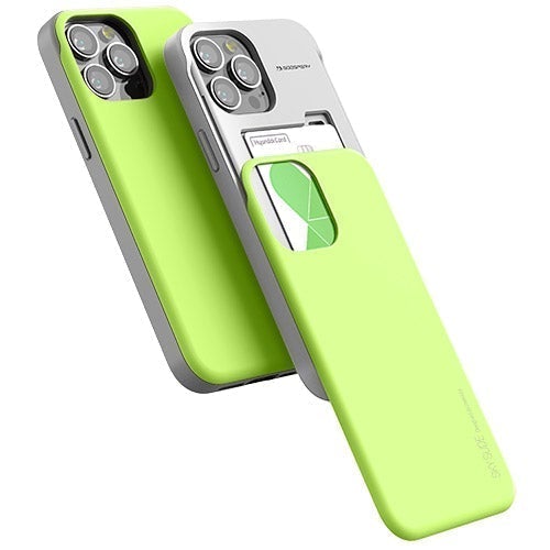 Sky Slide Bumper Case for iPhone 13 Pro Max - Lime