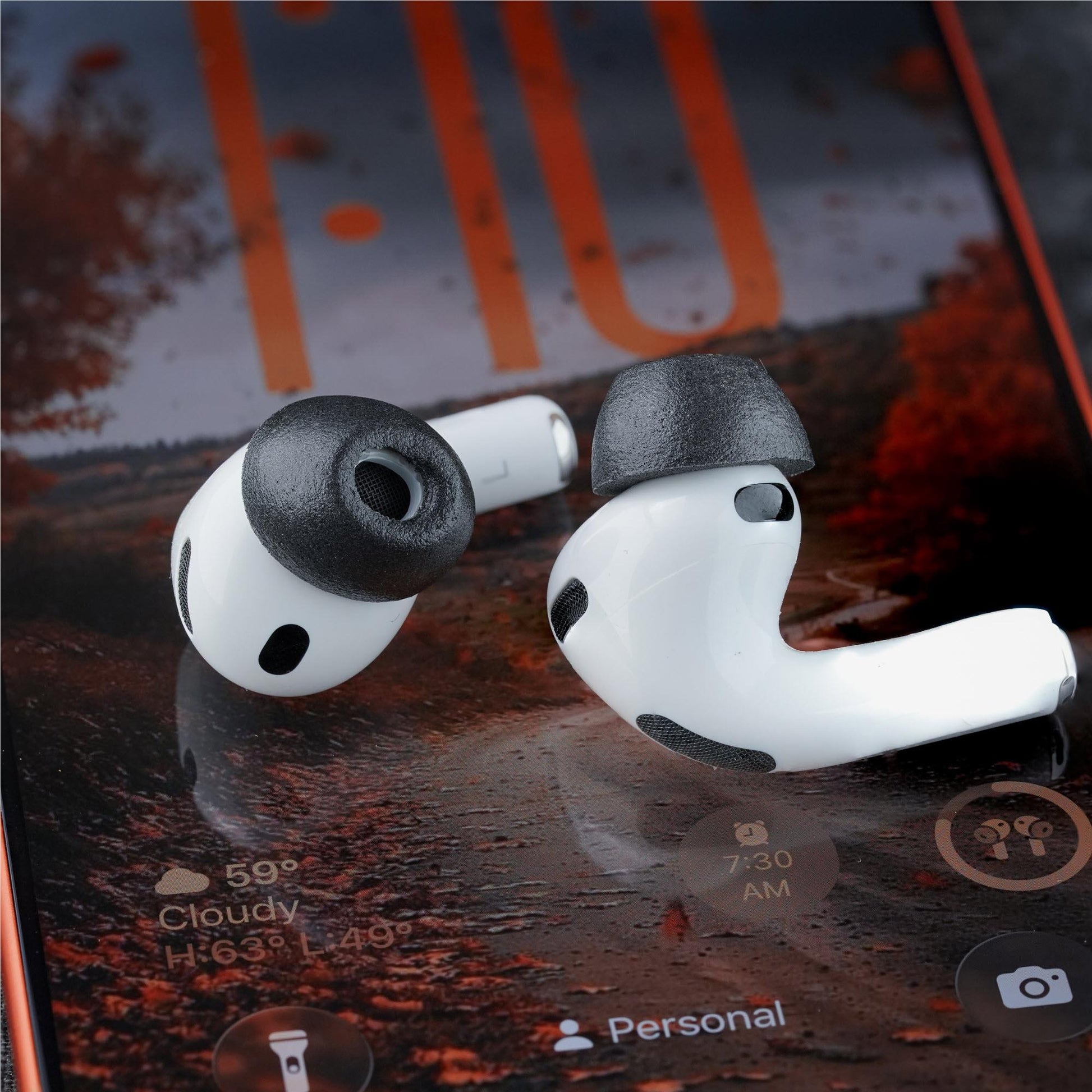 Comply TRUEGRIP Max Headphone Ear Tips for AirPods Pro 3 (Black) [Large]