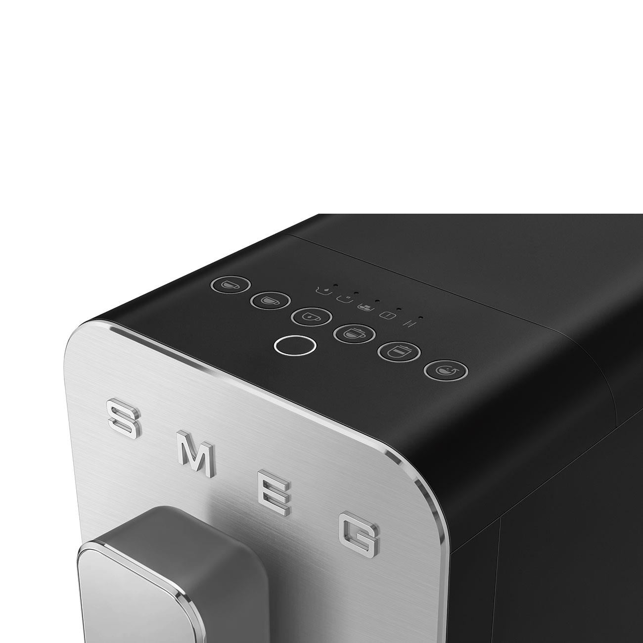 Smeg BCC13 Bean to Cup Fully Automatic Coffee Machine with AutoMilk (Matte Black)