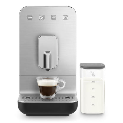 Smeg BCC13 Bean to Cup Fully Automatic Coffee Machine with AutoMilk (Matte Black)