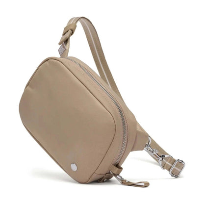 Pacsafe W Anti-Theft RFID Blocking Slashguard Micro Travel Sling Taupe