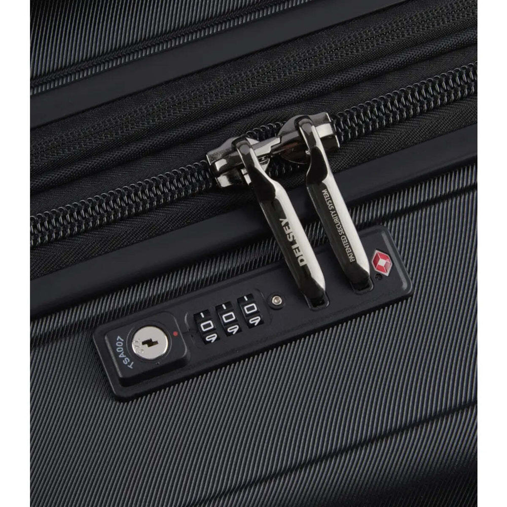 Delsey Shadow 5.0 - 75 cm Expandable 4 Wheel Suitcase - Black