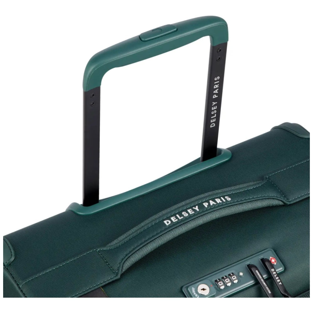 Delsey Brochant 3 Small 55cm Expandable Travel Carry-On Suitcase TSA Lock Pine