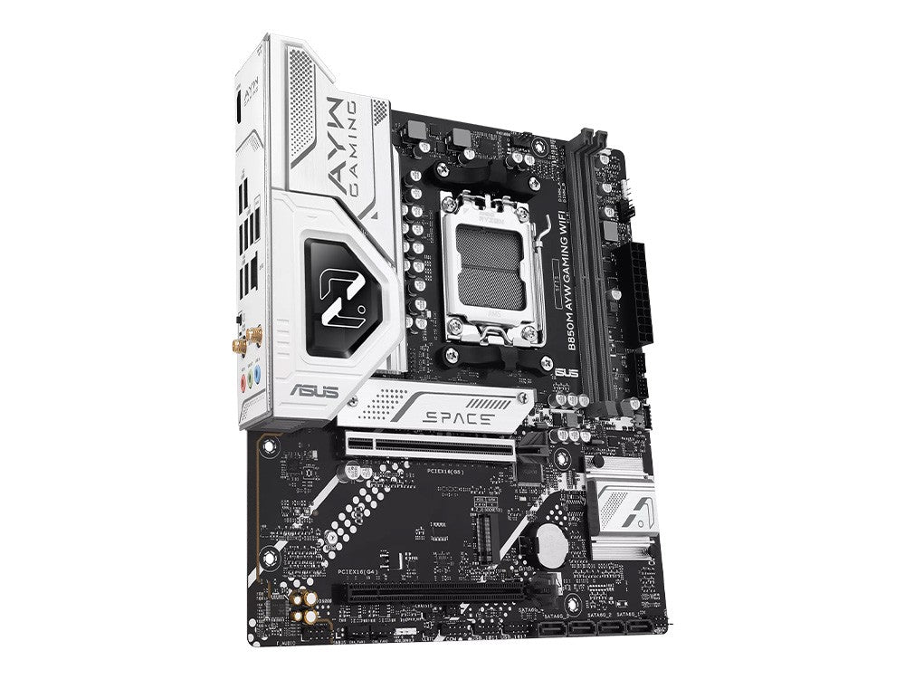 ASUS B850M AYW GAMING WIFI AMD B850 AM5 DDR5 Micro-ATX Motherboard