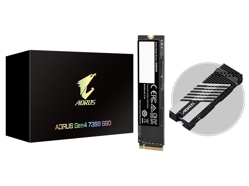 GIGABYTE AORUS Gen4 7300 1TB  PCIe Gen 4 NVMe SSD