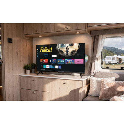Blaupunkt 32" HD TV with Tizen OS DVD Player and 12V Car Charger