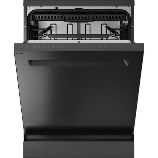 ASKO HDFS143B.BS.AU 14-Place Setting Freestanding Dishwasher (Black Steel)