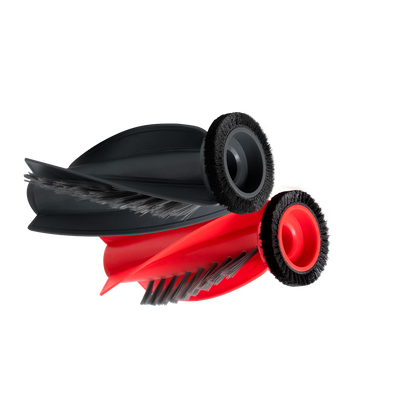 Roborock Rubber Main Brush with Robust Synthetic Bristles (Red/Grey)
