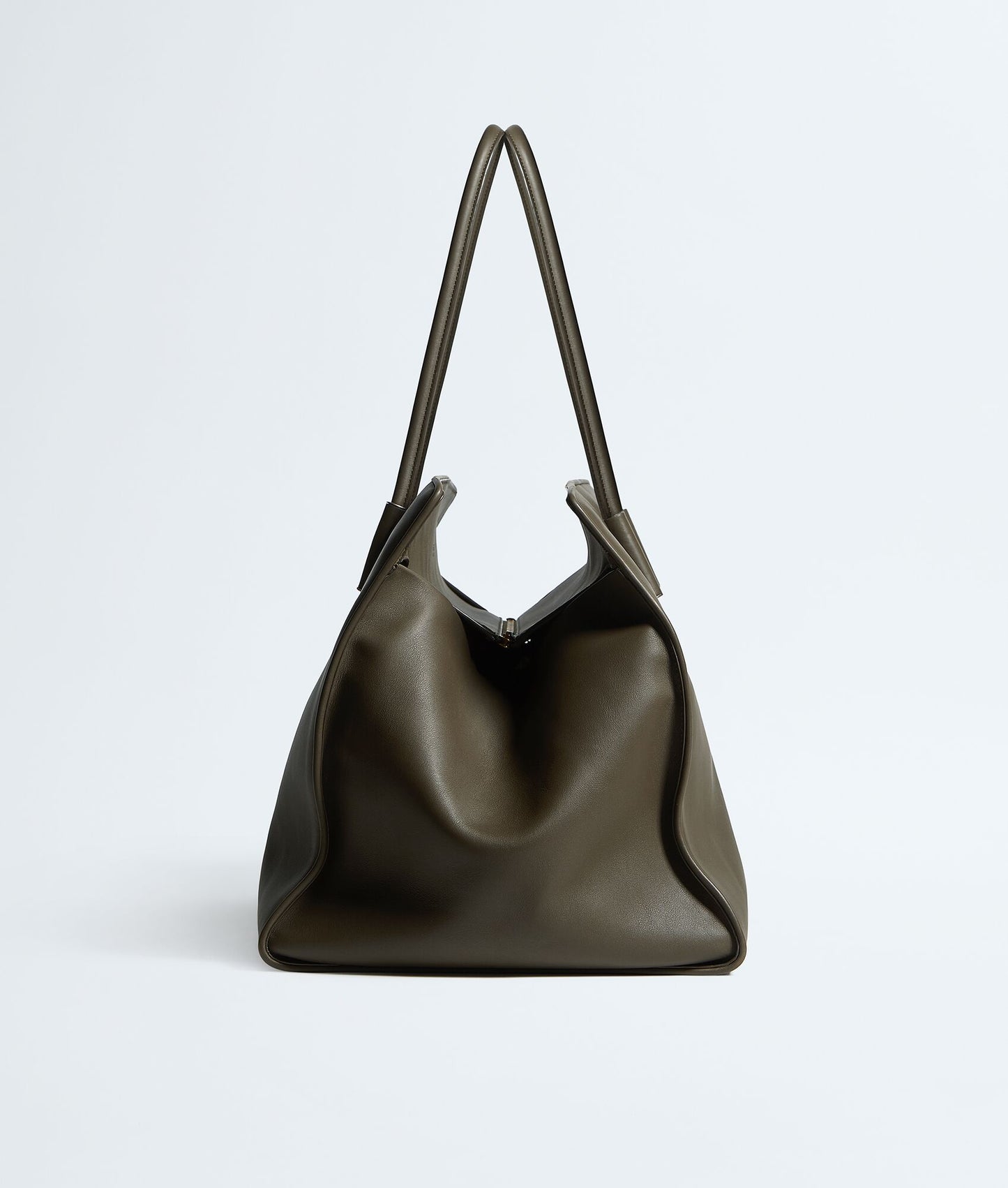 Bottega Veneta Maxi Barbara Tote in Dark Olive