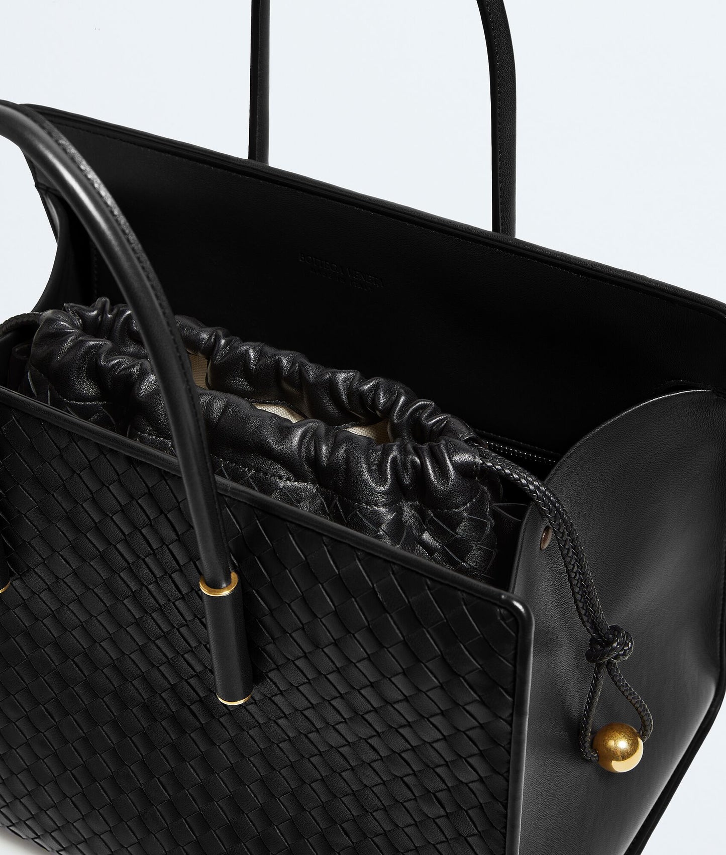 Bottega Veneta Barbara Tote in Black