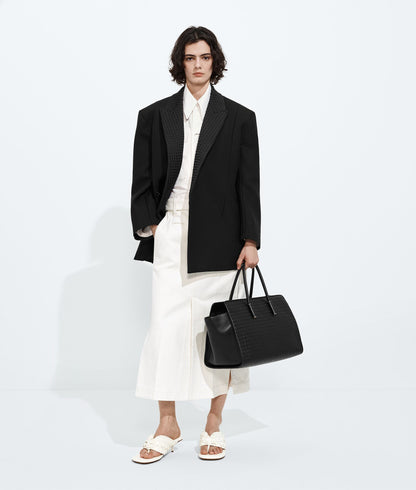 Bottega Veneta Barbara Tote in Black
