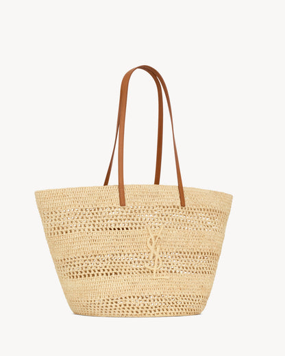 PANIER medium in raffia