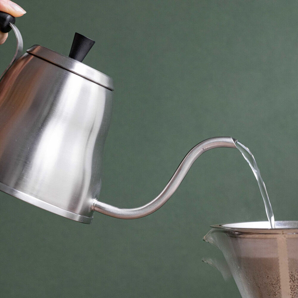 La Cafetiere 700ml Stove Top Pour Over Stainless Steel Kettle (Silver)
