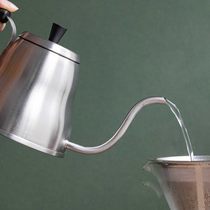 La Cafetiere 700ml Stove Top Pour Over Stainless Steel Kettle (Silver)