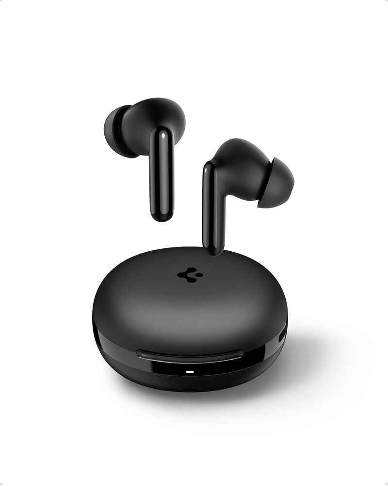 Spigen SPIGEN AUDIO Advanced Noise Cancellation in-Ear Earbuds SA-TW S10 Earphone (Black)